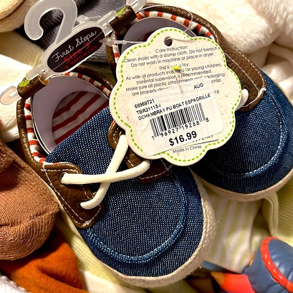 Baby boy First Steps shoes Size 3 (6-9 months) - Picture 4 of 4